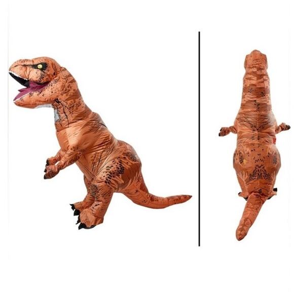 Donny the Dino Inflatable Halloween Costume for Kids One Size fits Most - Picture 7 of 7